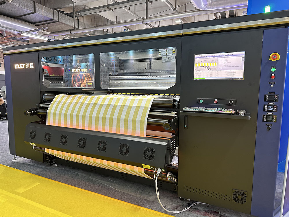 How do thermal sublimation printers promote the development of the textile industry?